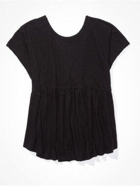 American Eagle Outfitters Oversized Peasant Tee with Tie Back